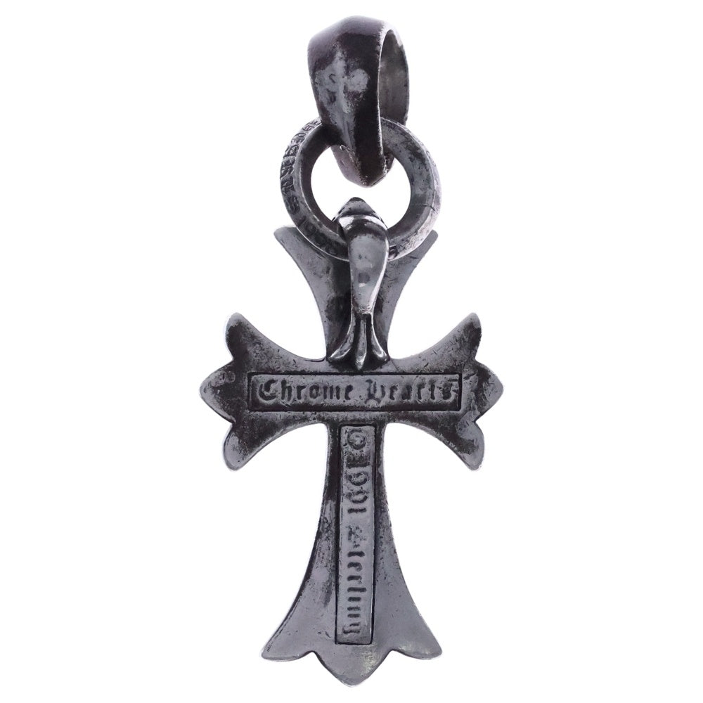 CHROME HEARTS(クロムハーツ) CH CRS SML W/BALE Wベイル スモールCHクロス ペンダントトップ シルバー BCA218