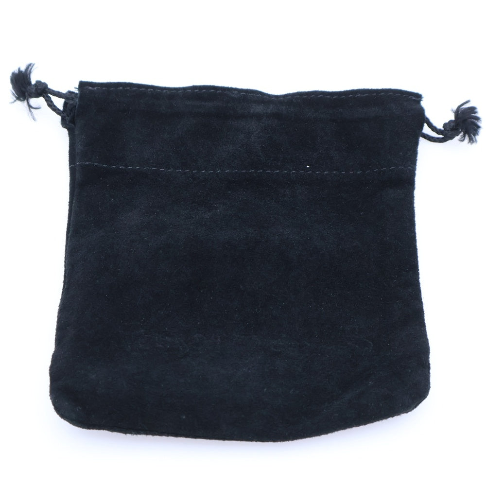 CHROME HEARTS(クロムハーツ) CARD CASE スクロールラベル レザーカードケース ブラック