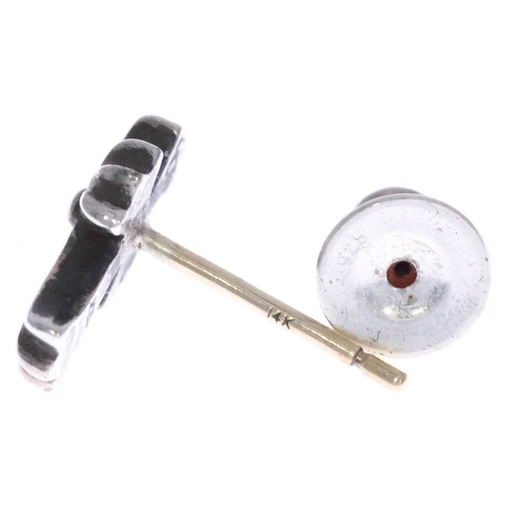 クロムハーツCH CRSS 2 FAT CHクロスファットスタッド ピアス　1個 CHROME HEARTS(クロムハーツ) CH CRSS 2 FAT CHクロスファット