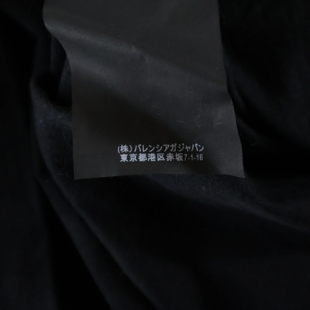 BALENCIAGA(バレンシアガ) 17SS Paris Tee パリ フロントデザイン プリント 半袖Tシャツ カットソー ブラック 460612 TUK22