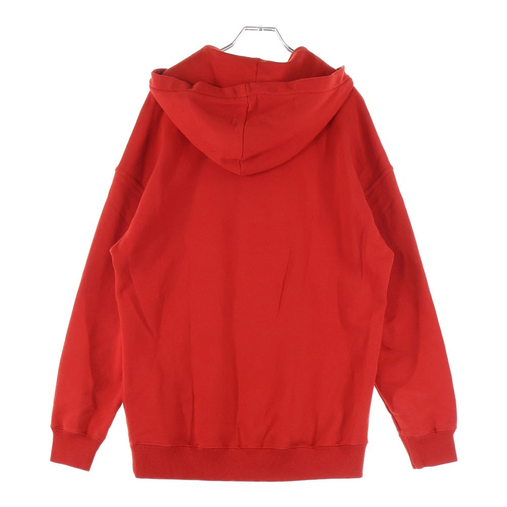 GIVENCHY(ジバンシィ) 20SS ヴィンテージロゴプリントプルオーバーフーディ パーカー レッド