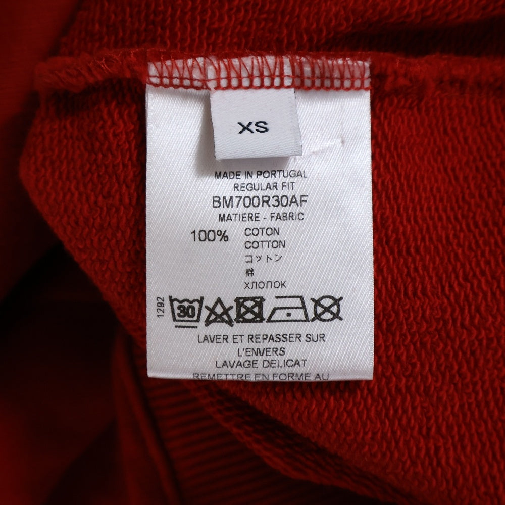 GIVENCHY(ジバンシィ) 20SS ヴィンテージロゴプリントプルオーバーフーディ パーカー レッド