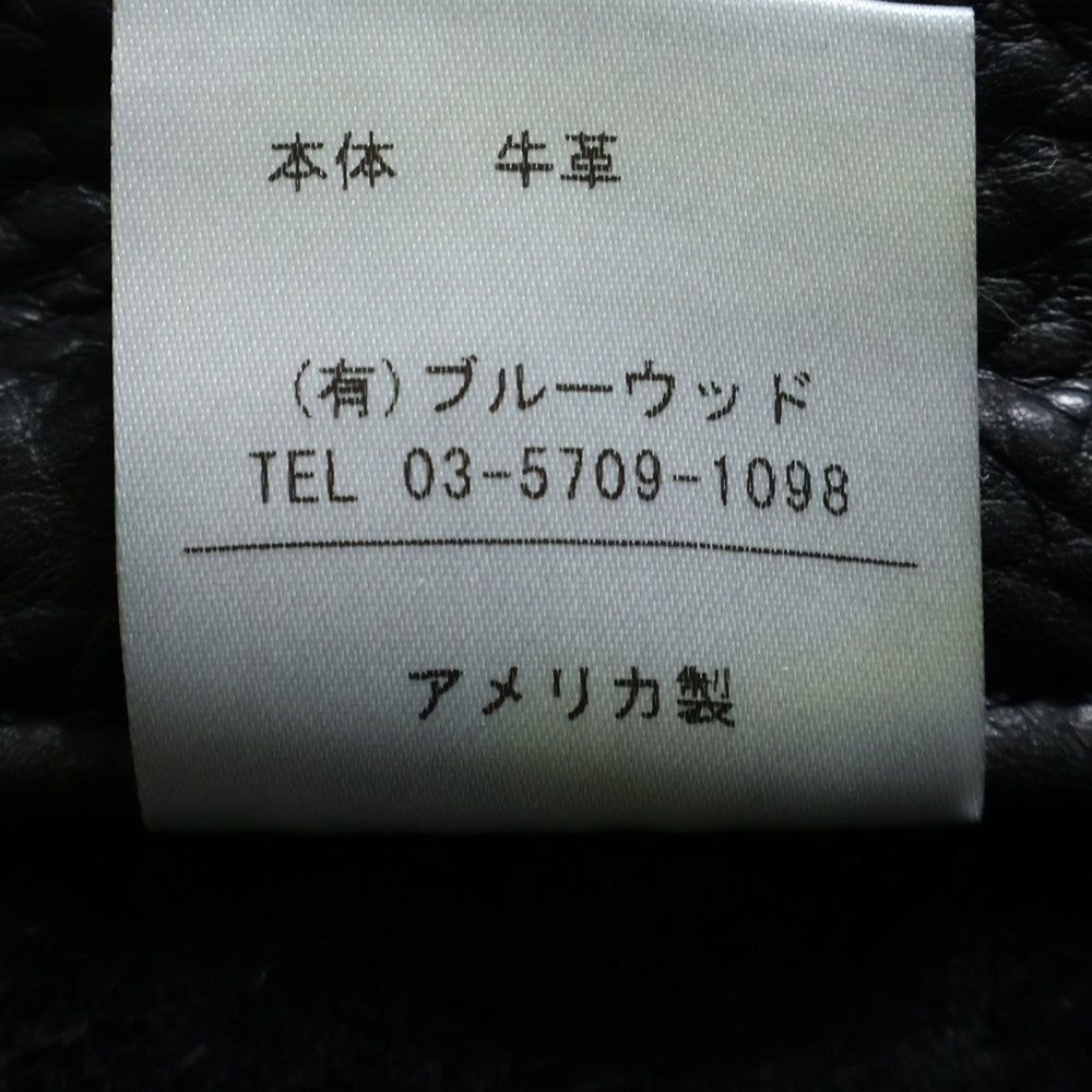 VANSON(バンソン) レザー テーパードパンツ ブラック