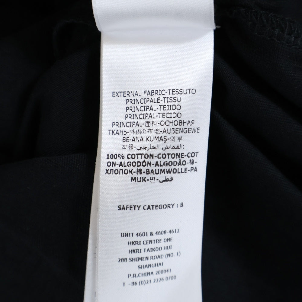 JIMMY CHOO(ジミーチュウ) フロントプリントロゴ半袖Tシャツ カットソー ブラック