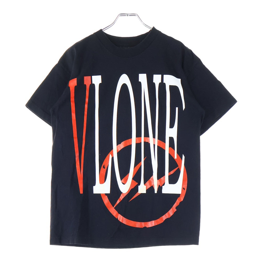 VLONE(ヴィーロン) ×FRAGMENT DESIGN Staple T-Shirts ステープル 半袖Tシャツ カットソー ブラック/レッド