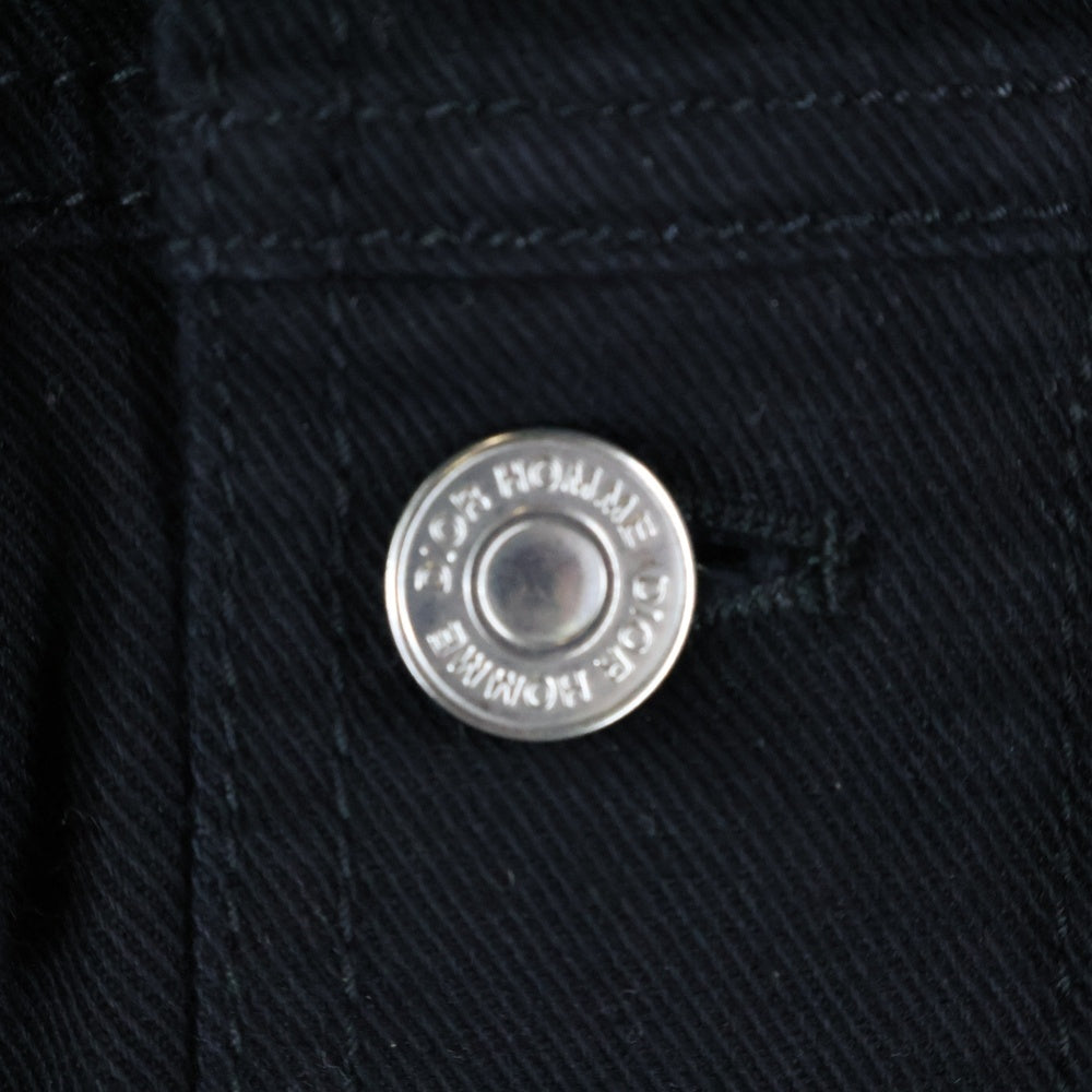 Dior HOMME(ディオールオム) 17SS 亀井徹 ヴァニタスパッチデニムジャケット7 ブラック 63C484K5894