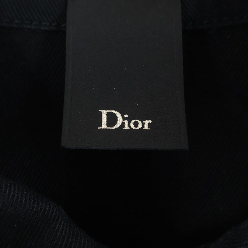 Dior HOMME(ディオールオム) 17SS 亀井徹 ヴァニタスパッチデニムジャケット7 ブラック 63C484K5894