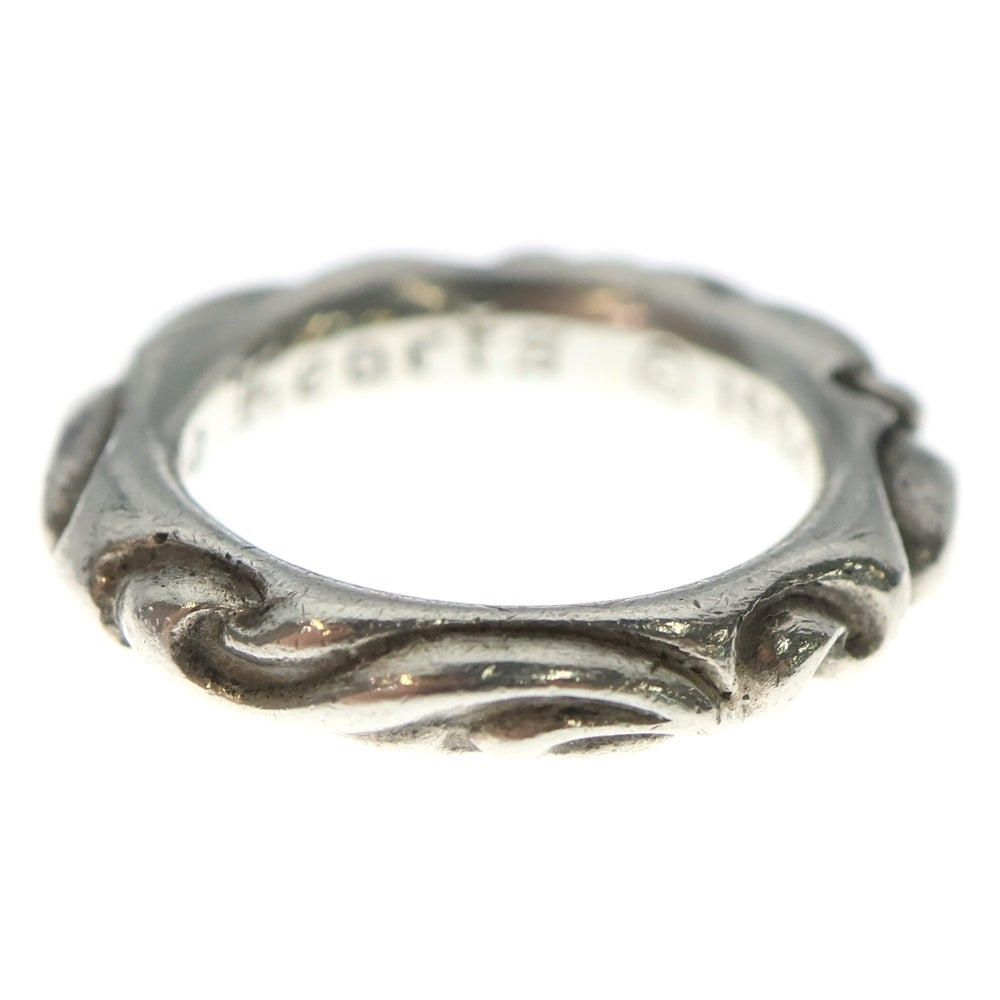 CHROME HEARTS(クロムハーツ) SCRL BAND スクロールバンド リング シルバー BCA351