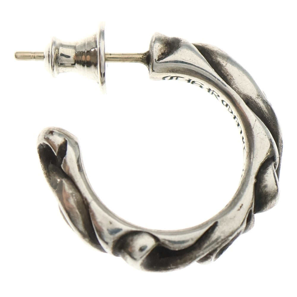 CHROME HEARTS(クロムハーツ) HOOP SCROOL スクロール フープピアス シルバー BCA102