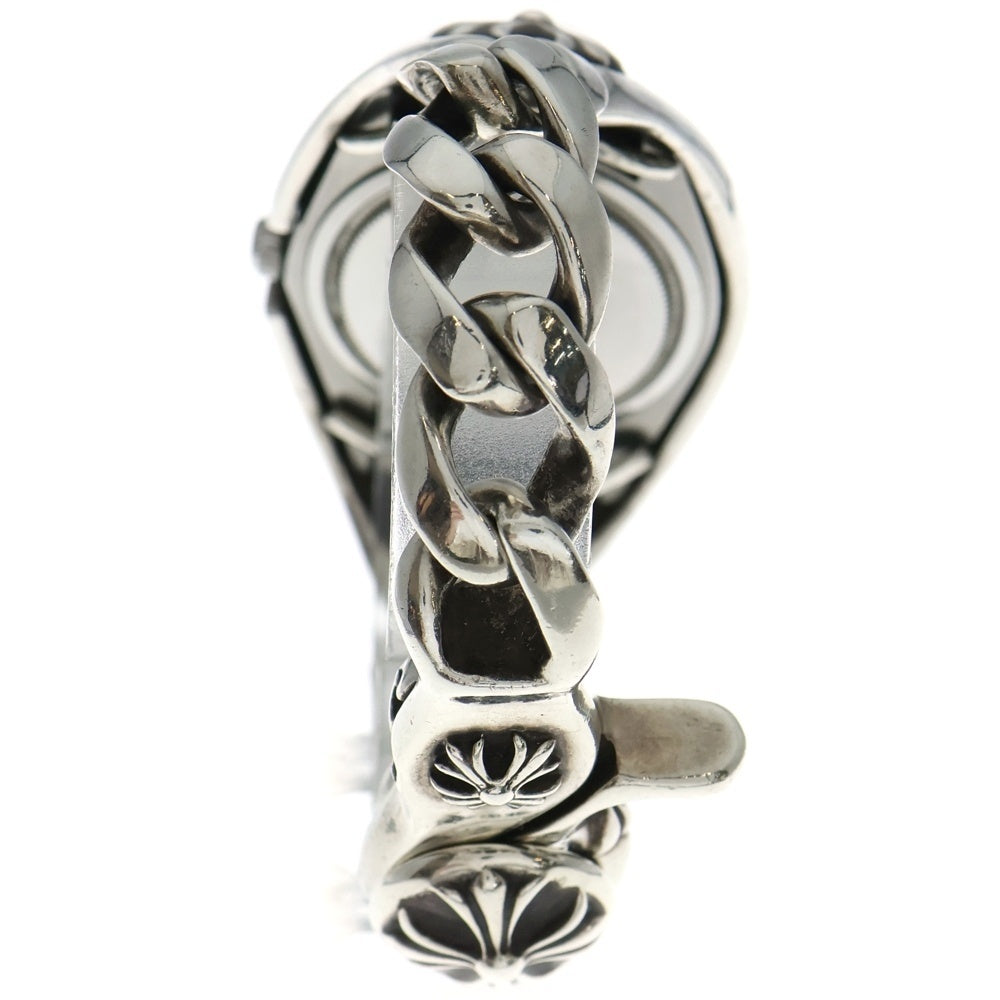 CHROME HEARTS(クロムハーツ) CHモチーフクラシックリンクウォッチケース 腕時計/オイスターデイト 腕時計 ウォッチブレス シルバー/オレンジ