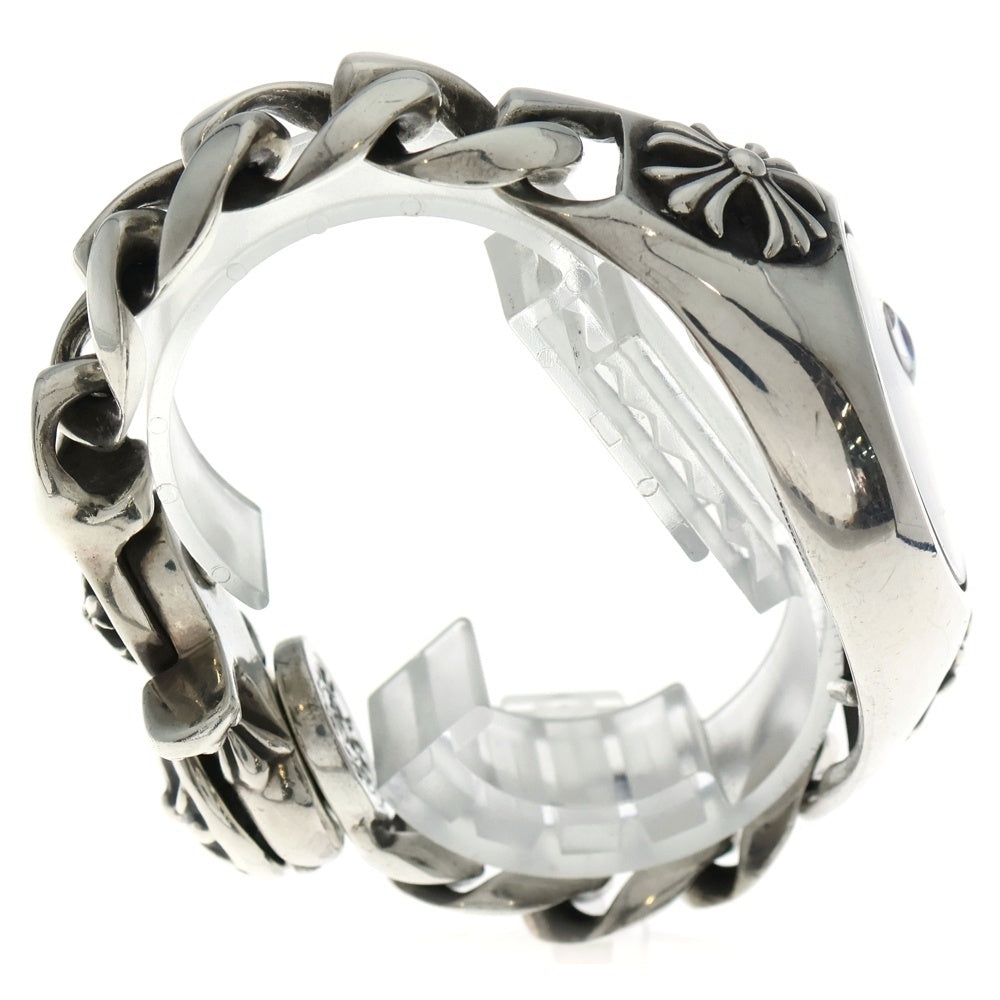 CHROME HEARTS(クロムハーツ) CHモチーフクラシックリンクウォッチケース 腕時計/オイスターデイト 腕時計 ウォッチブレス シルバー/オレンジ