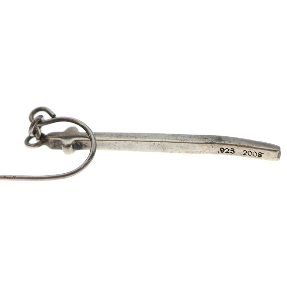 CHROME HEARTS(クロムハーツ) RS CRS DROP RSクロスドロップ シルバーピアス