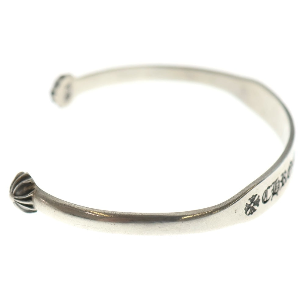 CHROME HEARTS(クロムハーツ) CH Plus Flat Bangle フラットCHプラスバングル シルバーブレスレット シルバー