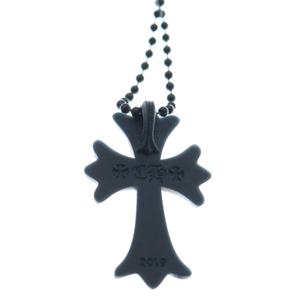 CHROME HEARTS(クロムハーツ) RUBBER CH CRS SML スモールCHクロス ラバーネックレス シリコン ブラック BCA306