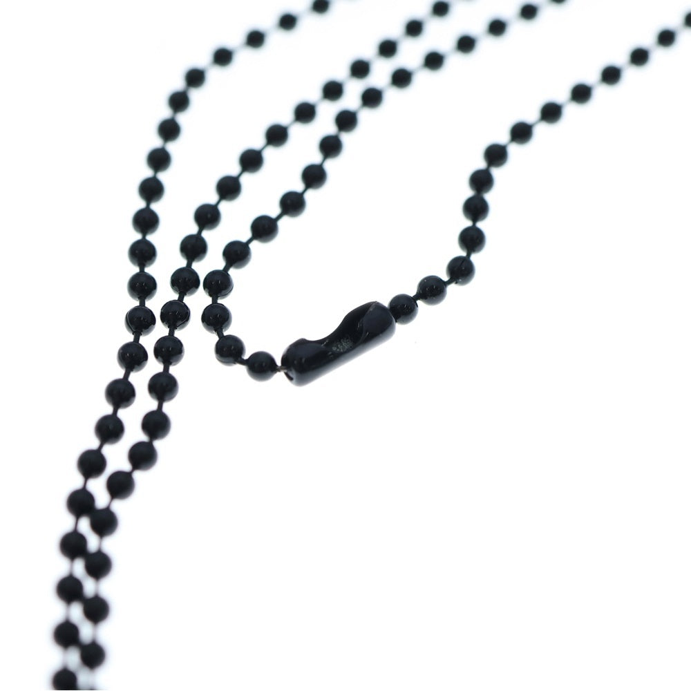 CHROME HEARTS(クロムハーツ) RUBBER CH CRS SML スモールCHクロス ラバーネックレス シリコン ブラック BCA306