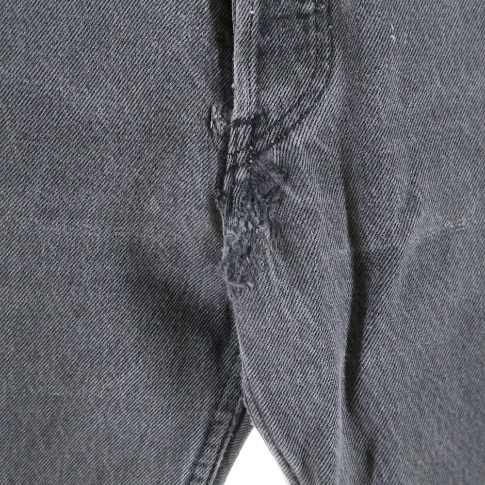 CHROME HEARTS(クロムハーツ) U VNTG JEAN BLK RED TAB クロスパッチ付き501デニムパンツ ブラック