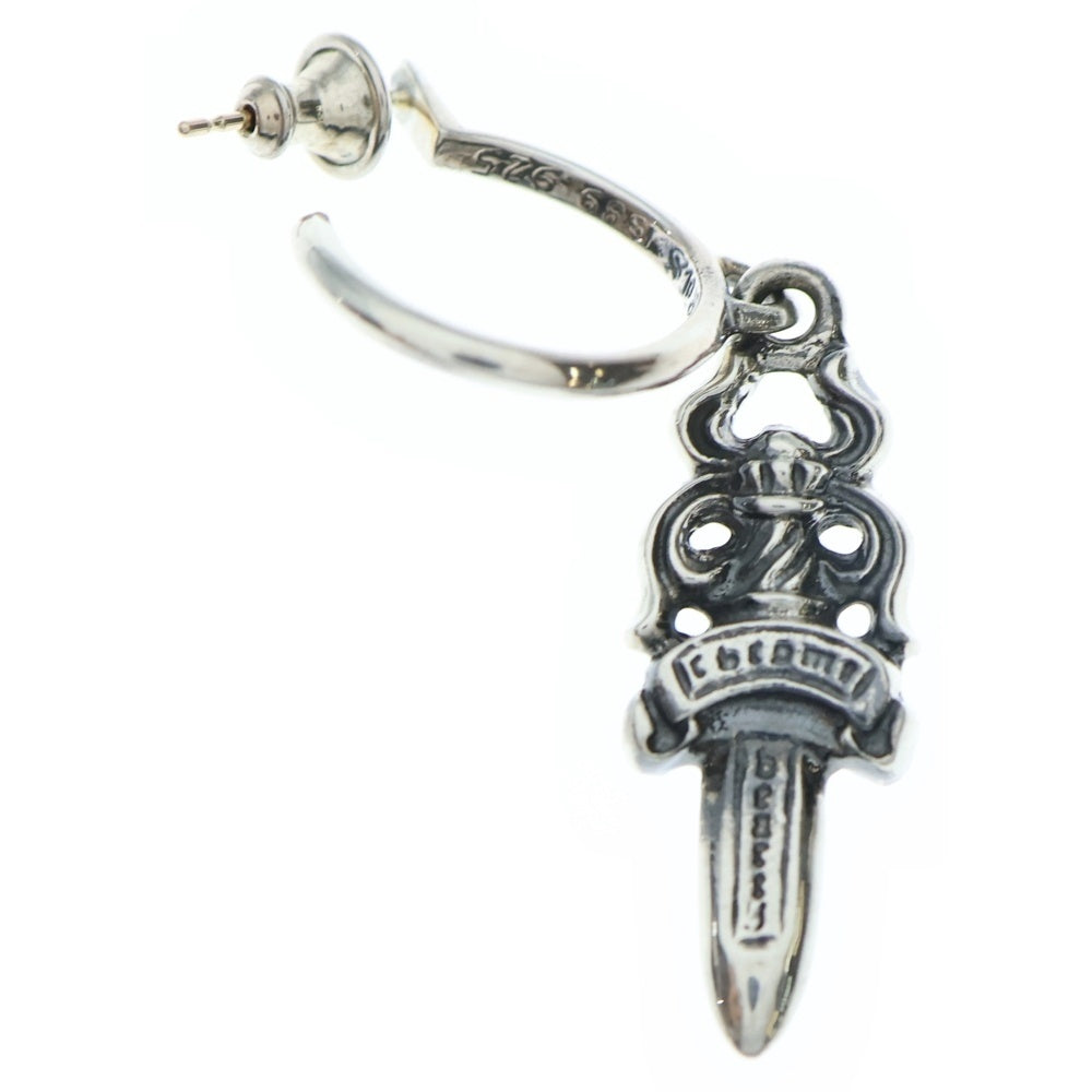 CHROME HEARTS(クロムハーツ) No5 DAGGER #5 ダガーフープ ピアス シルバー BCA106
