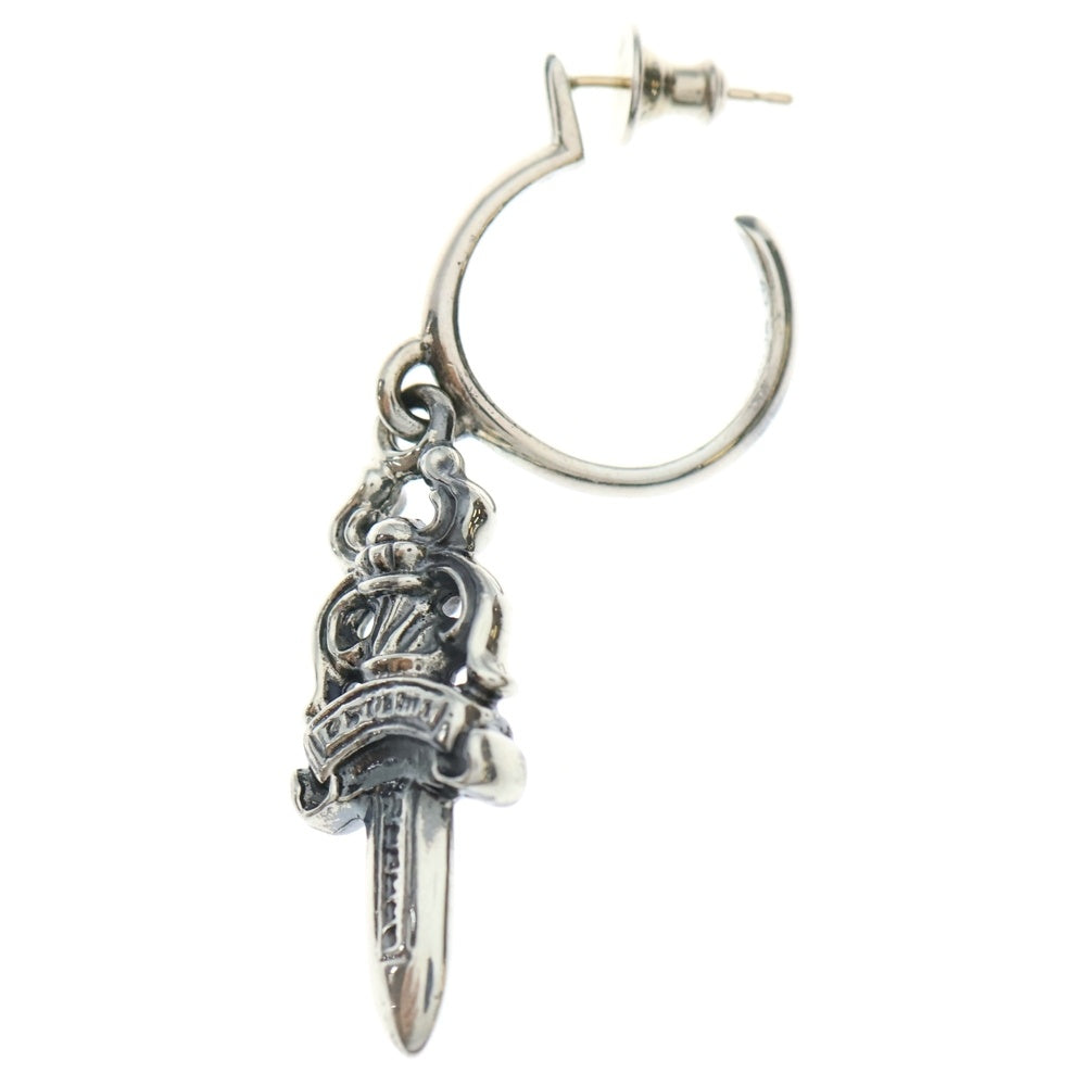 CHROME HEARTS(クロムハーツ) No5 DAGGER #5 ダガーフープ ピアス シルバー BCA106