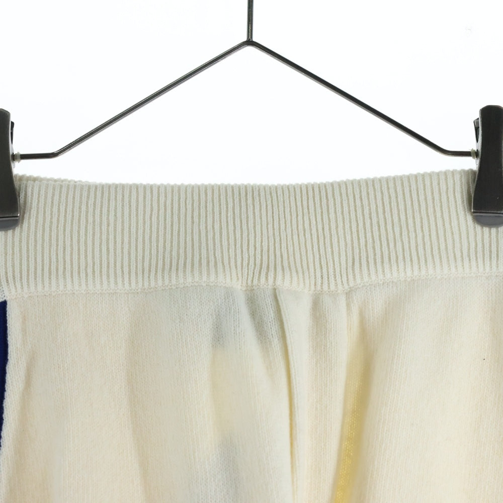 DSQUARED2(ディースクエアード) KNIT PANTS S74KB0927 D13051 サイドライン ニットパンツ スウェットパンツ ホワイト