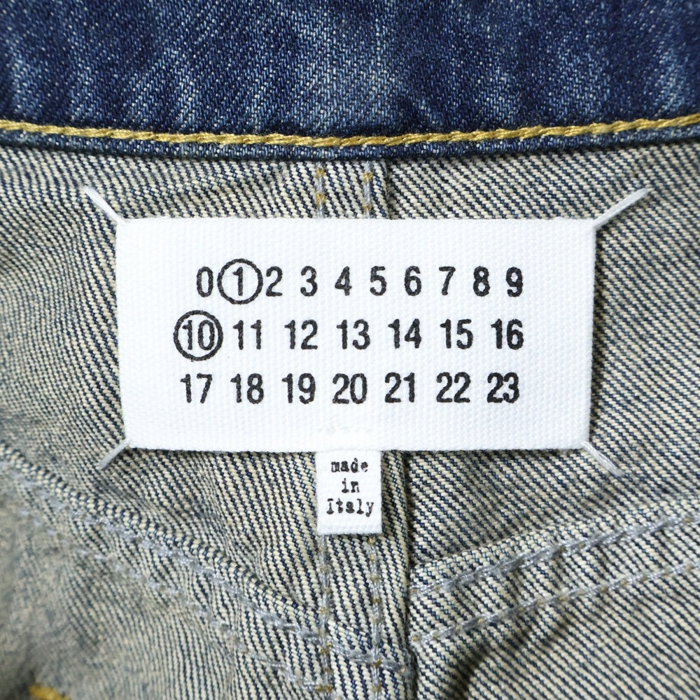 Maison Margiela 0(メゾンマルジェラ) 25AW S51LA0051 カットアウト スラッシュディテールデニムパンツ インディゴ