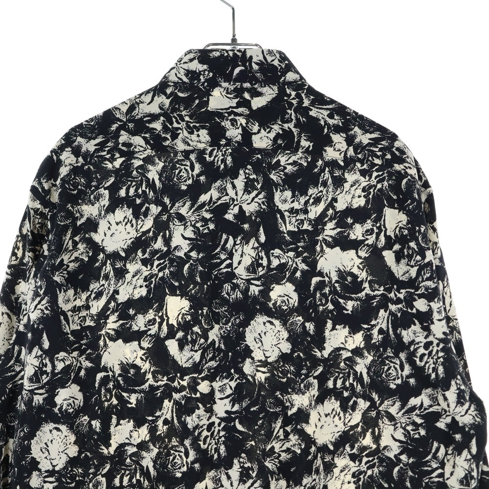 SAINT LAURENT PARIS(サンローランパリ) 20SS 646850 Y2E34 総柄フラワーシルク長袖シャツ マルチ