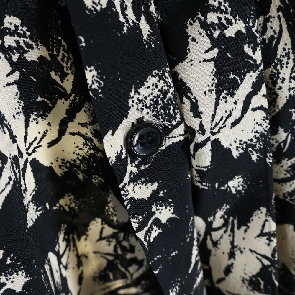 SAINT LAURENT PARIS(サンローランパリ) 20SS 646850 Y2E34 総柄フラワーシルク長袖シャツ マルチ