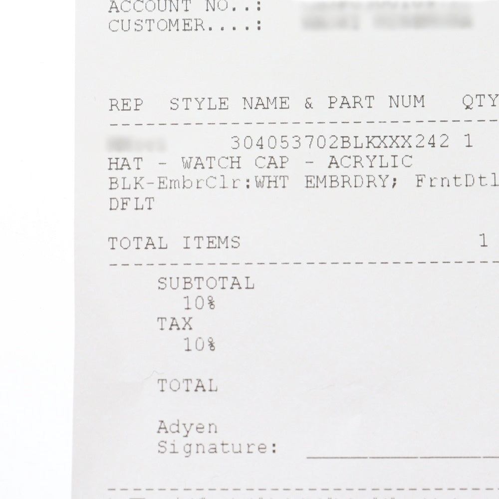 CHROME HEARTS(クロムハーツ) WATCH CAP ワッチキャップ ロゴ刺繍 アクリルビーニー ニットキャップ 帽子 ブラック