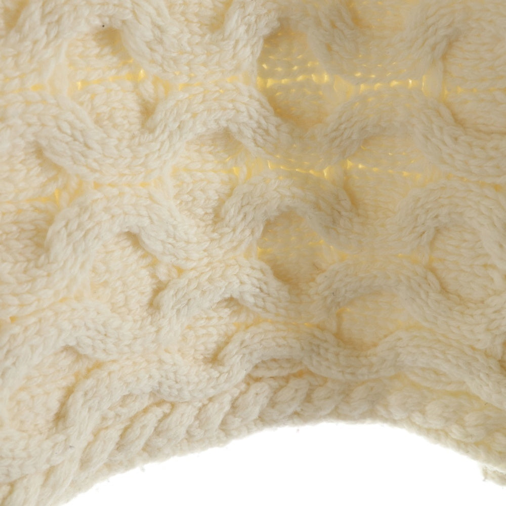 Sacai(サカイ) 22AW モックネックケーブルニット セーター 22-06288 ホワイト