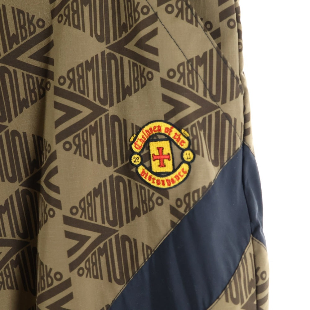 Children of the discordance(チルドレンオブザディスコーダンス) ×UNBRO CHANGEOVER TRACK PANTSトラックパンツ ナイロン ブラウン DISUMBPT-001