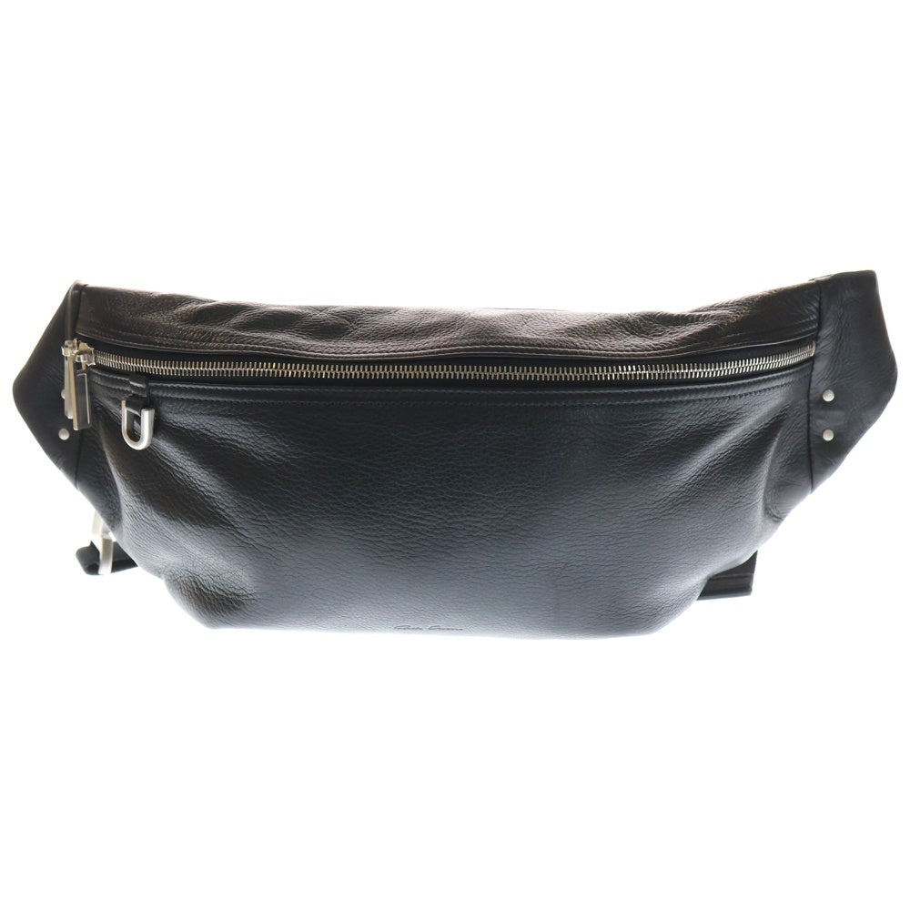 Rick Owens(リックオウエンス) バムバック ウエストバック ラージレザー ブラック