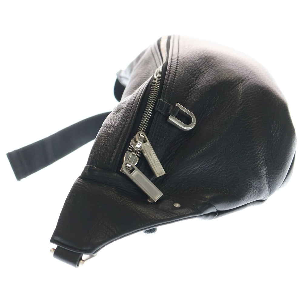 Rick Owens(リックオウエンス) バムバック ウエストバック ラージレザー ブラック