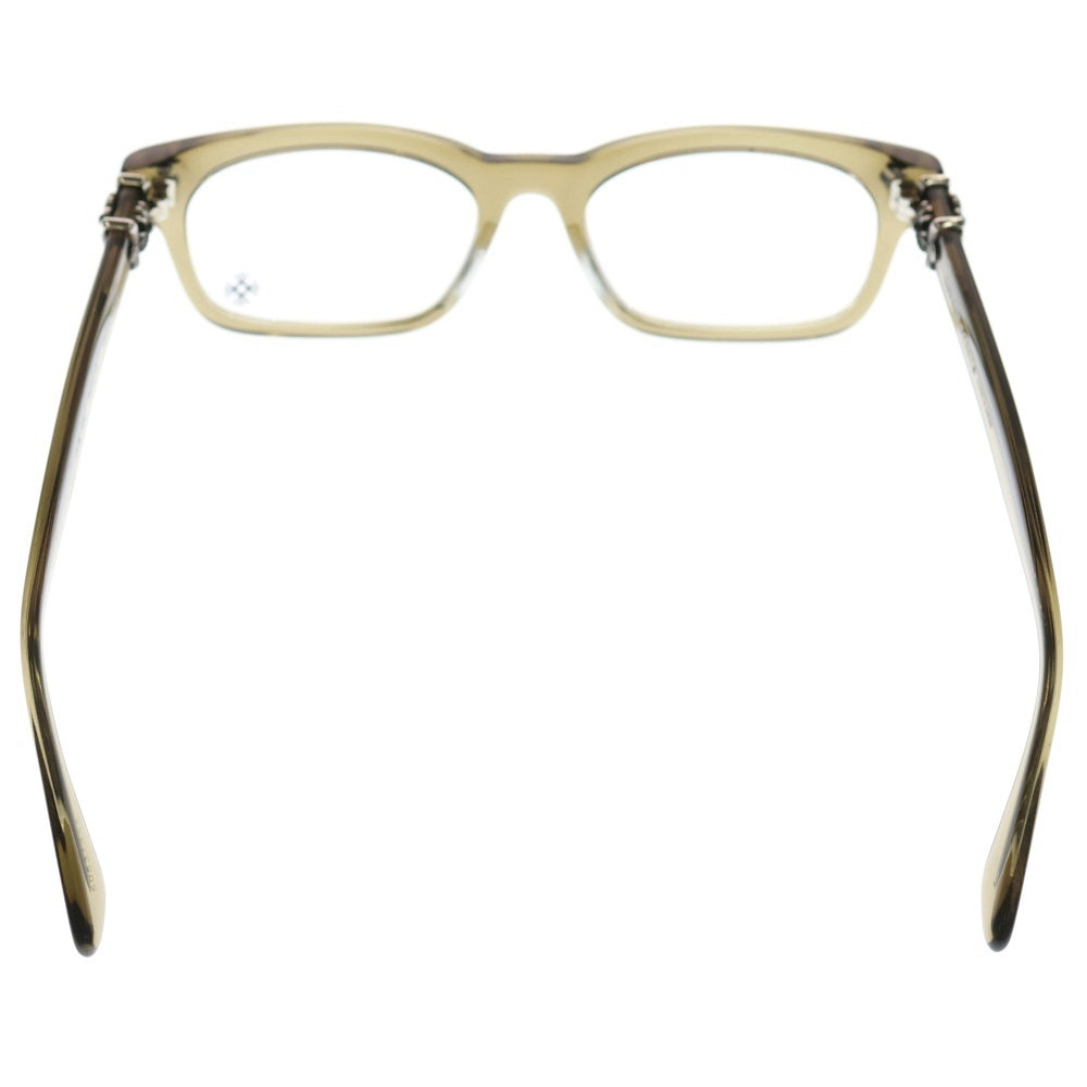 CHROME HEARTS(クロムハーツ) VAGILANTE CHプラス テンプルウェリントン メガネ アイウェア カーキ