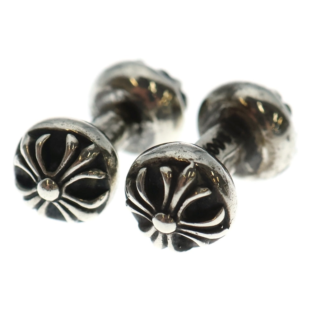 CHROME HEARTS(クロムハーツ) CH Dumbbells Cuffsx CHモチーフ バーベル ペア カフス シルバー