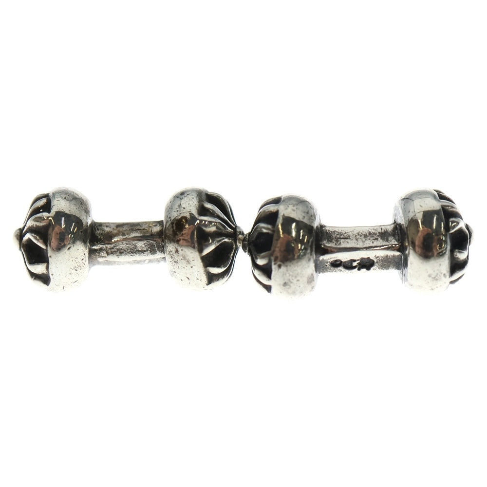 CHROME HEARTS(クロムハーツ) CH Dumbbells Cuffsx CHモチーフ バーベル ペア カフス シルバー