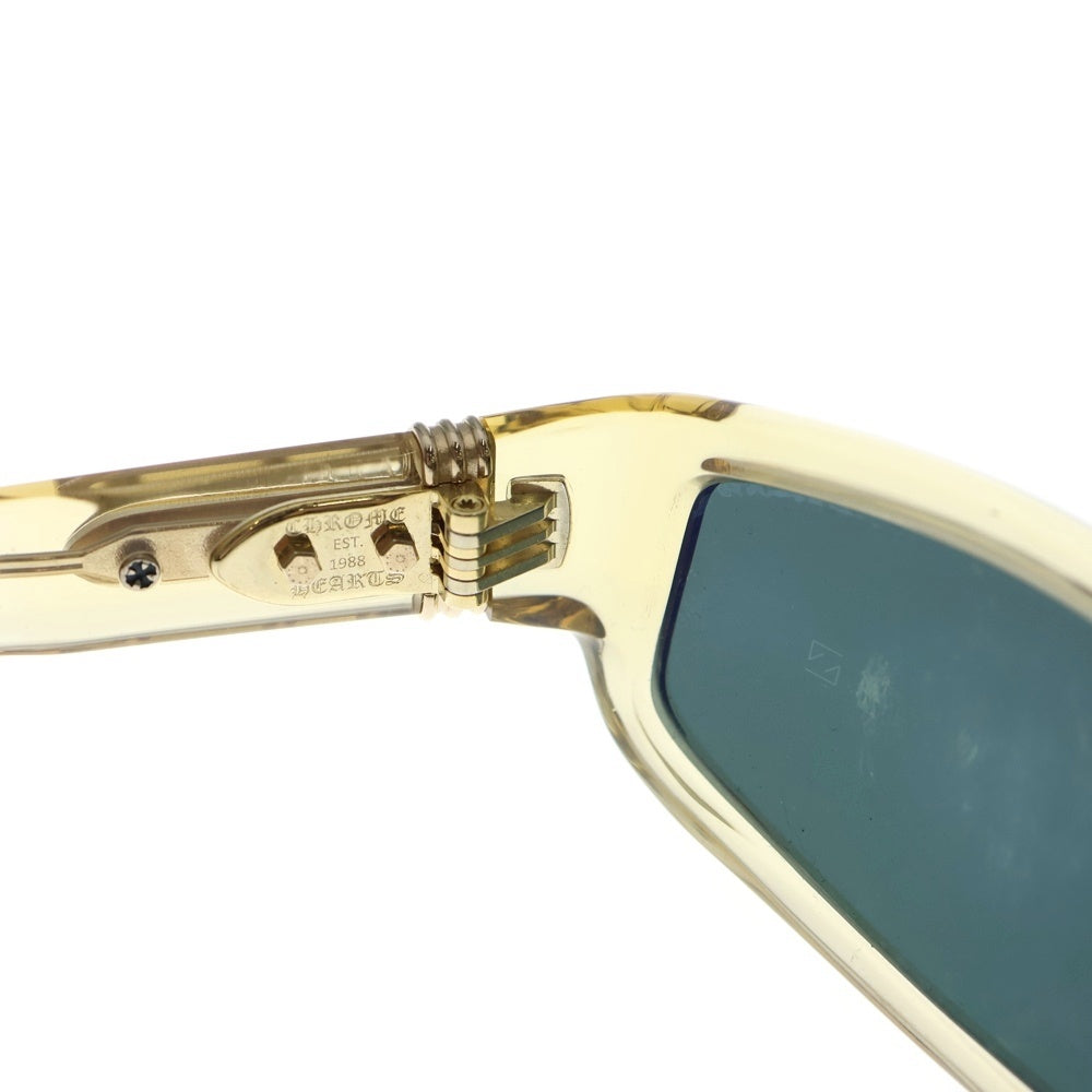 CHROME HEARTS(クロムハーツ) T.HUTCH クロステンプルサングラス アイウェア ゴールド