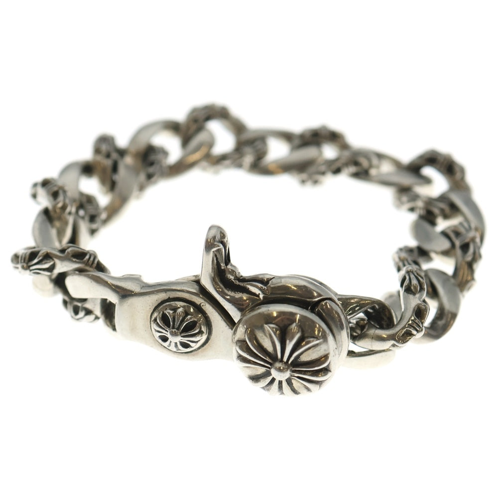 CHROME HEARTS(クロムハーツ) FNCY CHN LNK ファンシーリンククリップブレスレット 15リンク シルバー BCA145