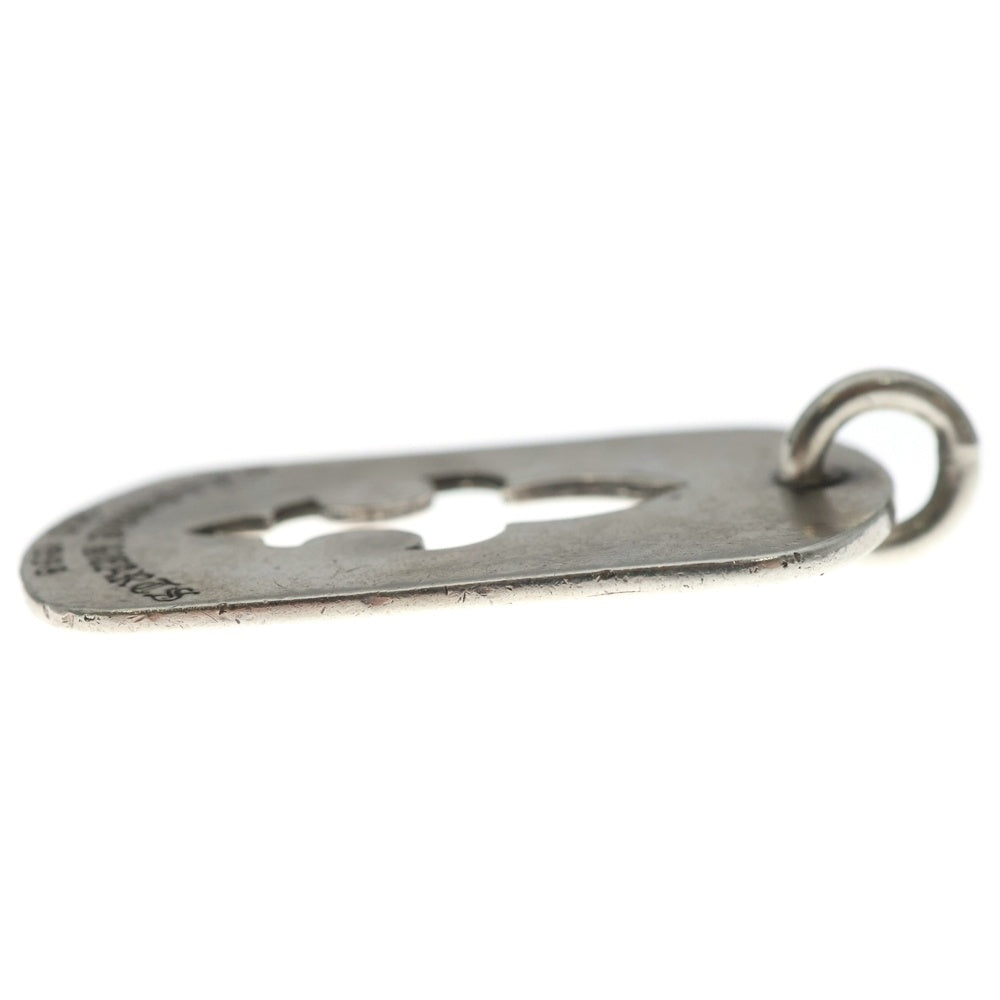 CHROME HEARTS(クロムハーツ) D TAG LRG CO CRS カットアウトフレア ラージ ドッグタグ ネックレストップ シルバー