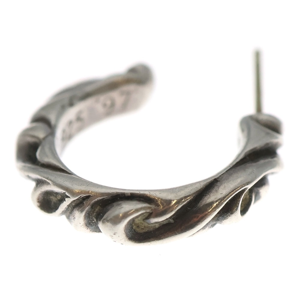 CHROME HEARTS(クロムハーツ) HOOP SCROOL スクロール フープピアス シルバー BCA102