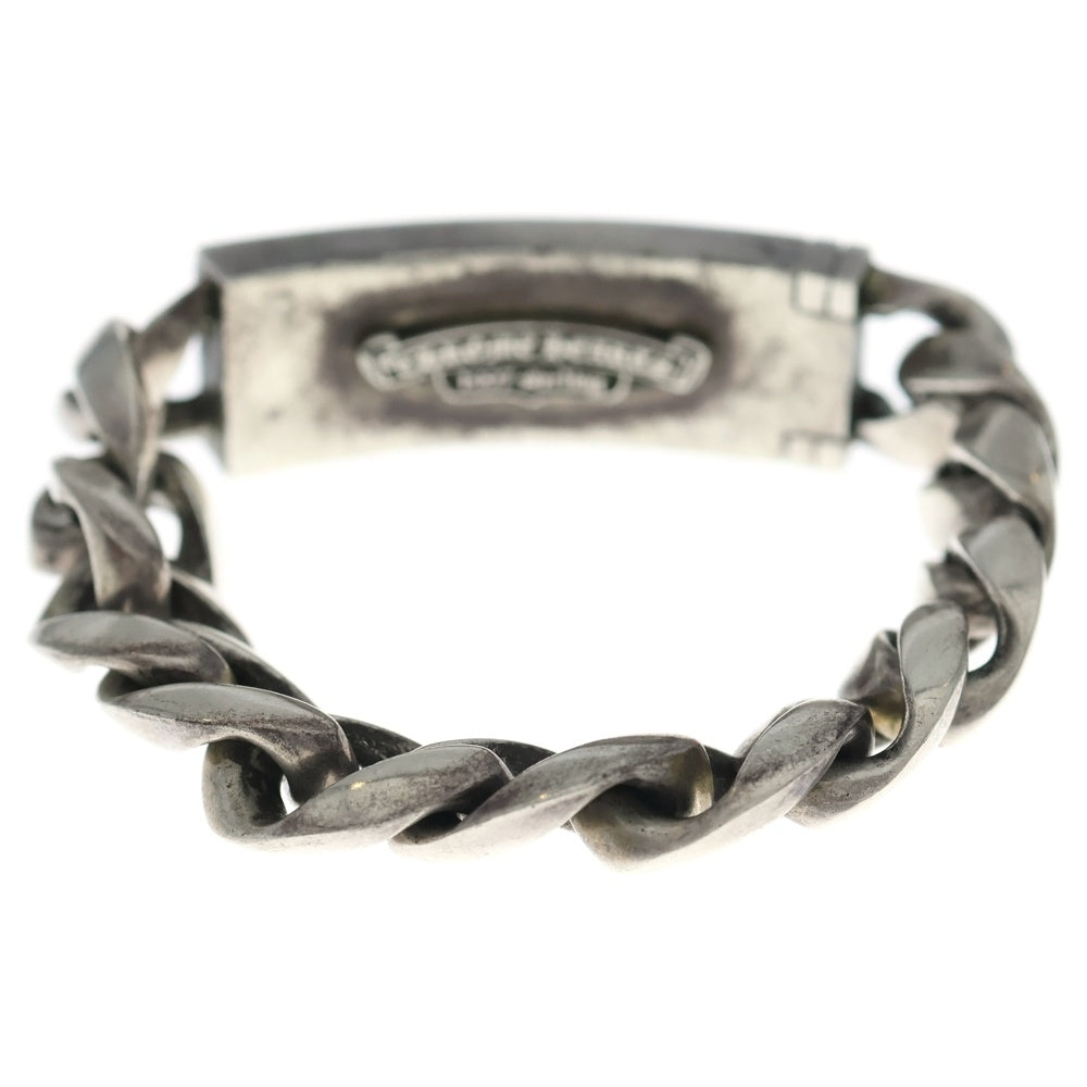 CHROME HEARTS(クロムハーツ) ID FLORAL CRS フローラルクロスIDクラシックリンク ブレスレット 11LINK シルバー BCA164