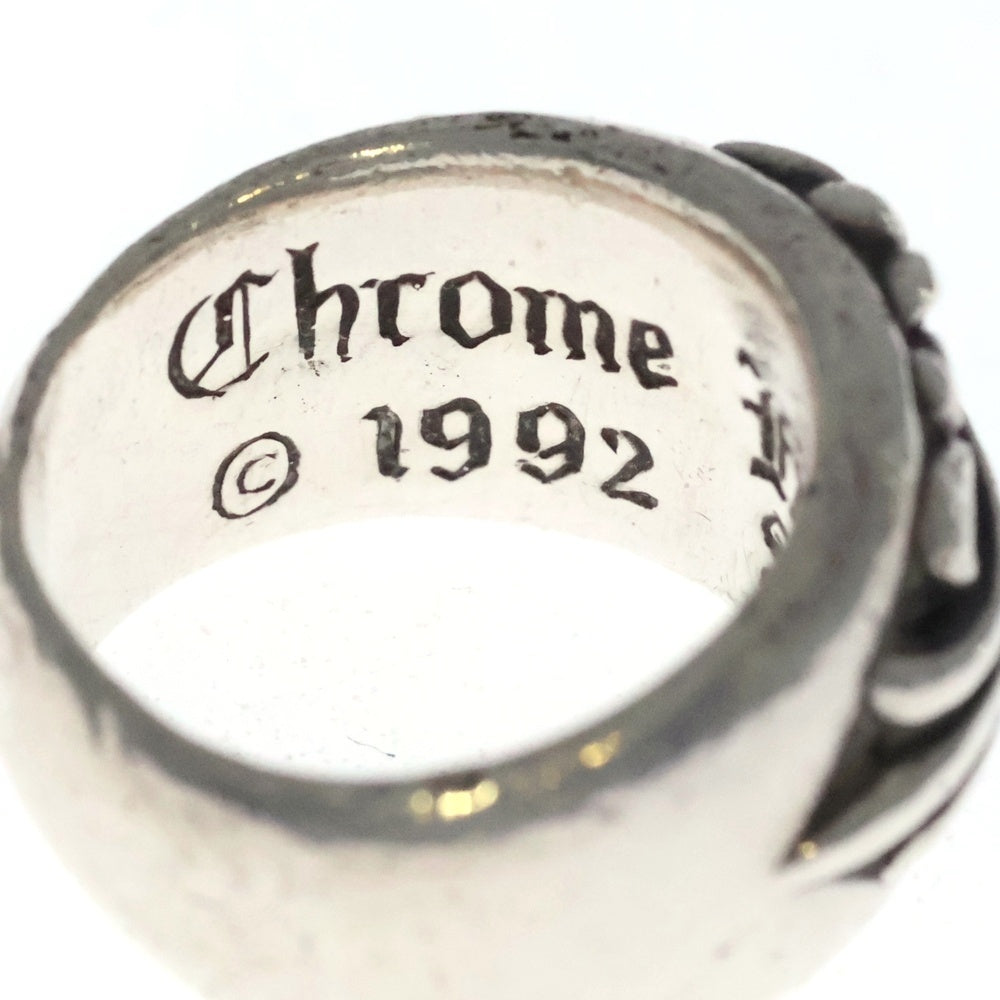 CHROME HEARTS(クロムハーツ) FLRL CRS 1DIA フローラルクロス 1ダイヤ シルバーリング