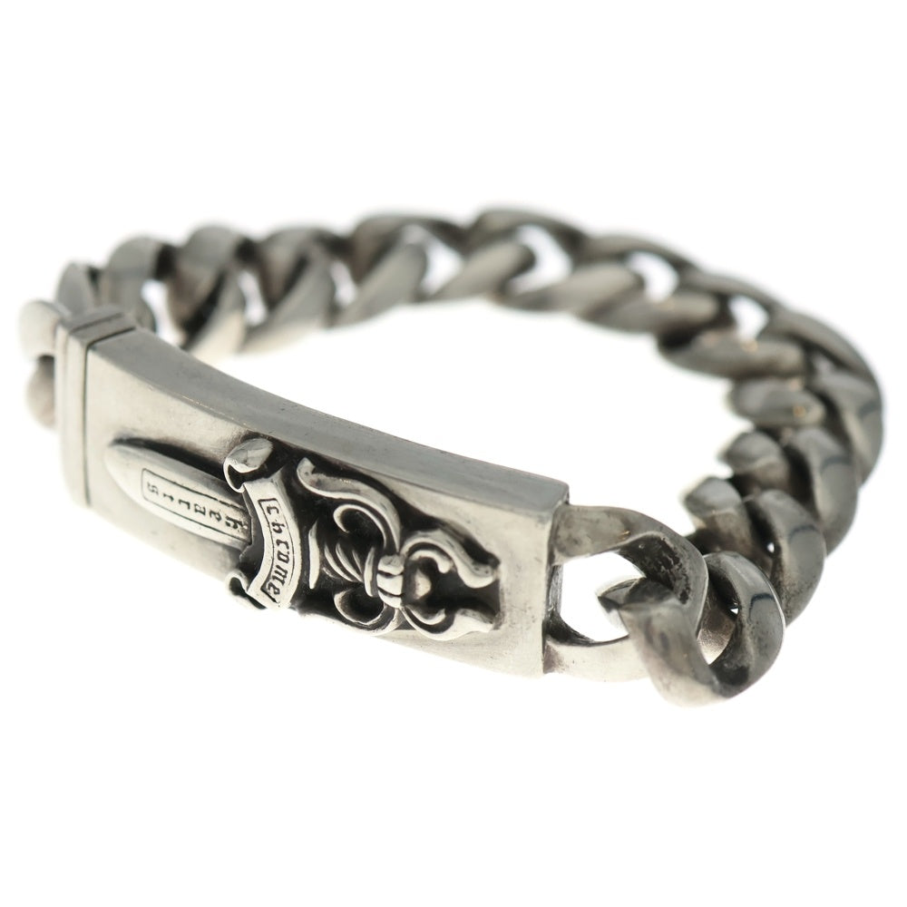 CHROME HEARTS(クロムハーツ) ID DAGGER ダガーIDクラシックリンクブレスレット 13LINK シルバー BCA156