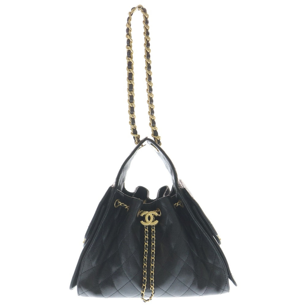 CHANEL(シャネル) 25 スモール ハンドバッグ チェーンショルダーバッグ ブラック レディース