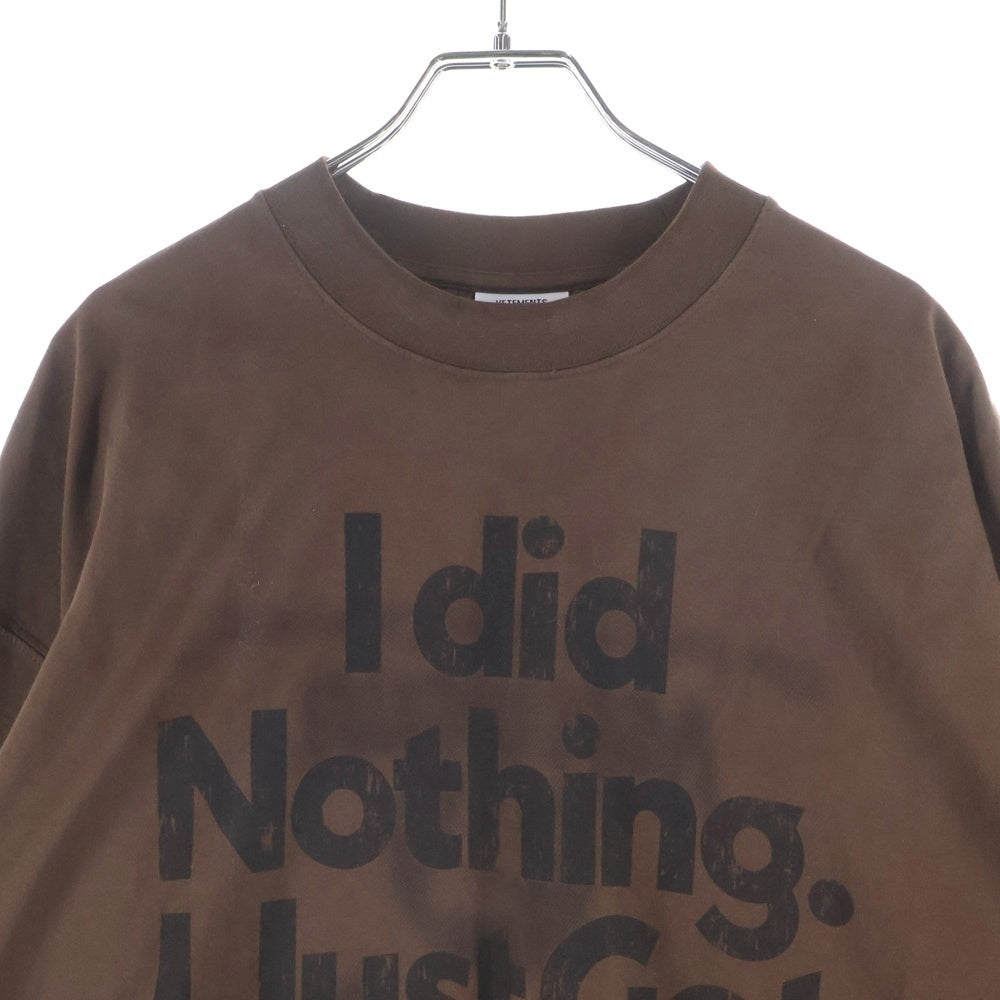 VETEMENTS(ヴェトモン) Travis Scott Cactus Jack Lucky Tee カクタスジャック 半袖Tシャツ カットソー ブラウン