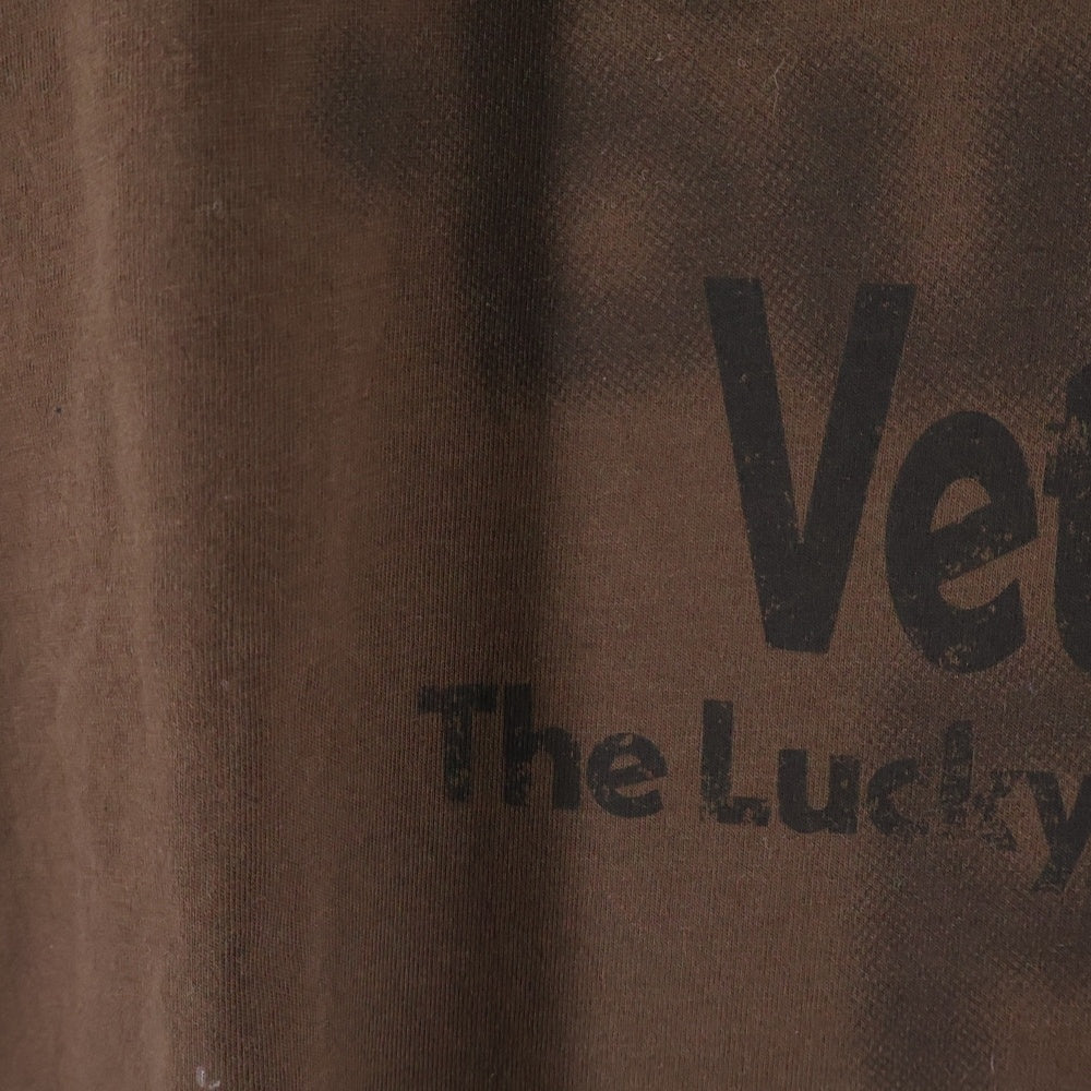 VETEMENTS(ヴェトモン) Travis Scott Cactus Jack Lucky Tee カクタスジャック 半袖Tシャツ カットソー ブラウン