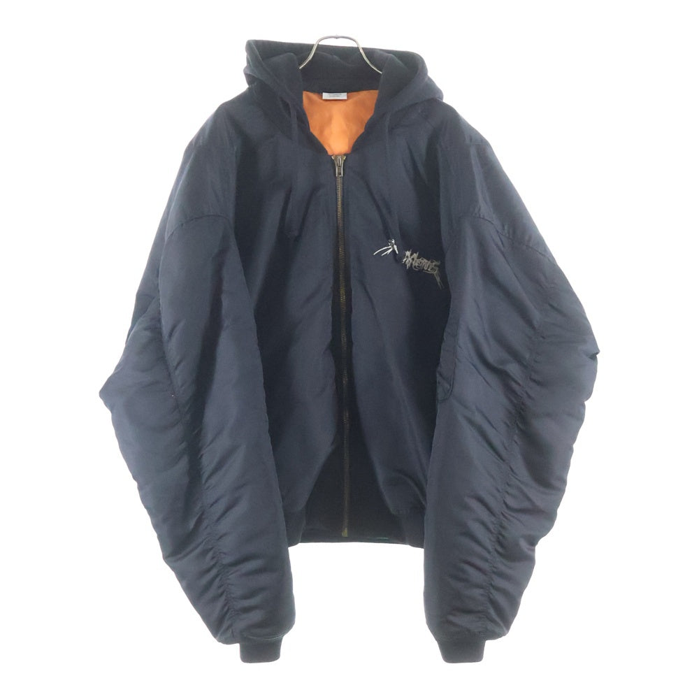 VETEMENTS(ヴェトモン) 16AW Total Fucking Darkness Bomber jacket トータルファッキンダークネス ボンバージャケット ブラック MH17JA12