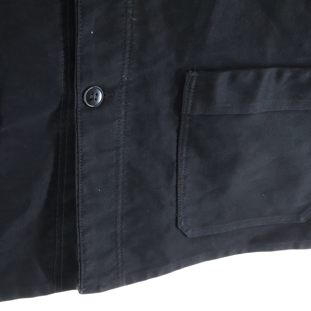 VINTAGE(ヴィンテージ) 40s LE VETEMENT DE FORCE ブラックモールスキン ワークジャケット カバーオール ブラック