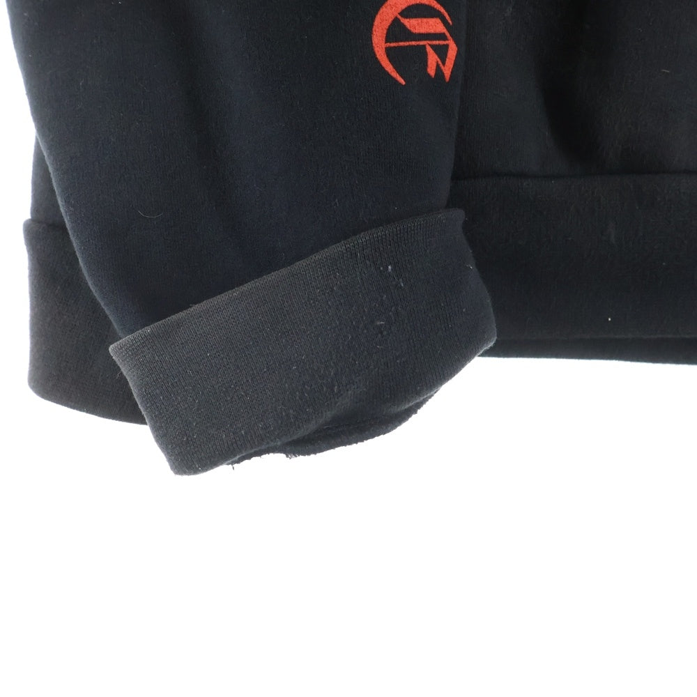 CHROME HEARTS(クロムハーツ) MLTCOL CEM CRS HD PLVR マルチカラーセメタリークロスプリントプルオーバーパーカー フーディ ブラック