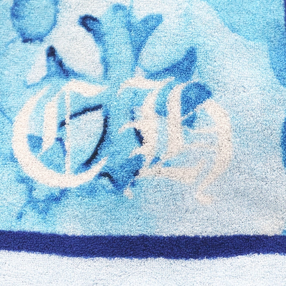 CHROME HEARTS(クロムハーツ) CH Plus Jacquard Beach Towel CHプラス ジャカード ビーチタオル バスタオル ブランケット ブルー