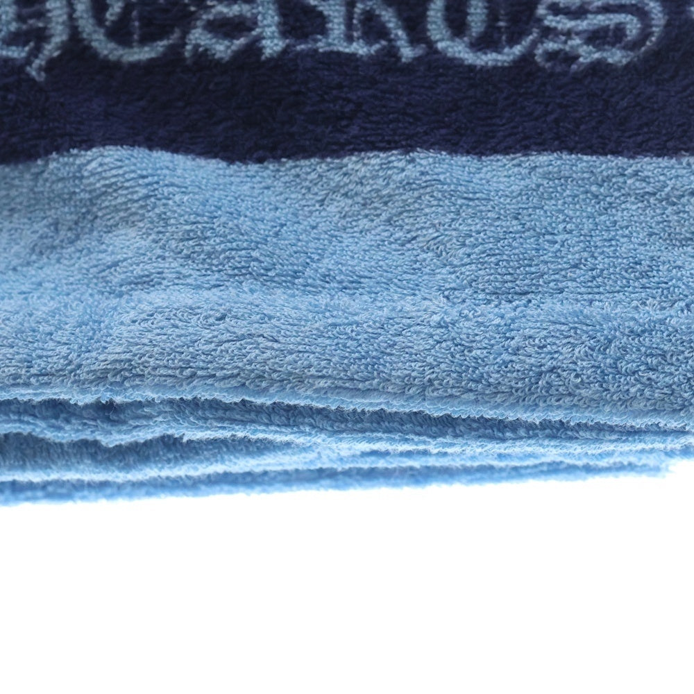 CHROME HEARTS(クロムハーツ) CH CROSS Jacquard Beach Towel 総柄ビーチタオル バスタオル ブランケット ブルー