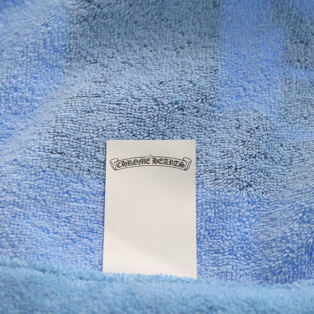 CHROME HEARTS(クロムハーツ) CH CROSS Jacquard Beach Towel 総柄ビーチタオル バスタオル ブランケット ブルー